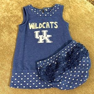 University of Kentucky Wildcats baby girl dress